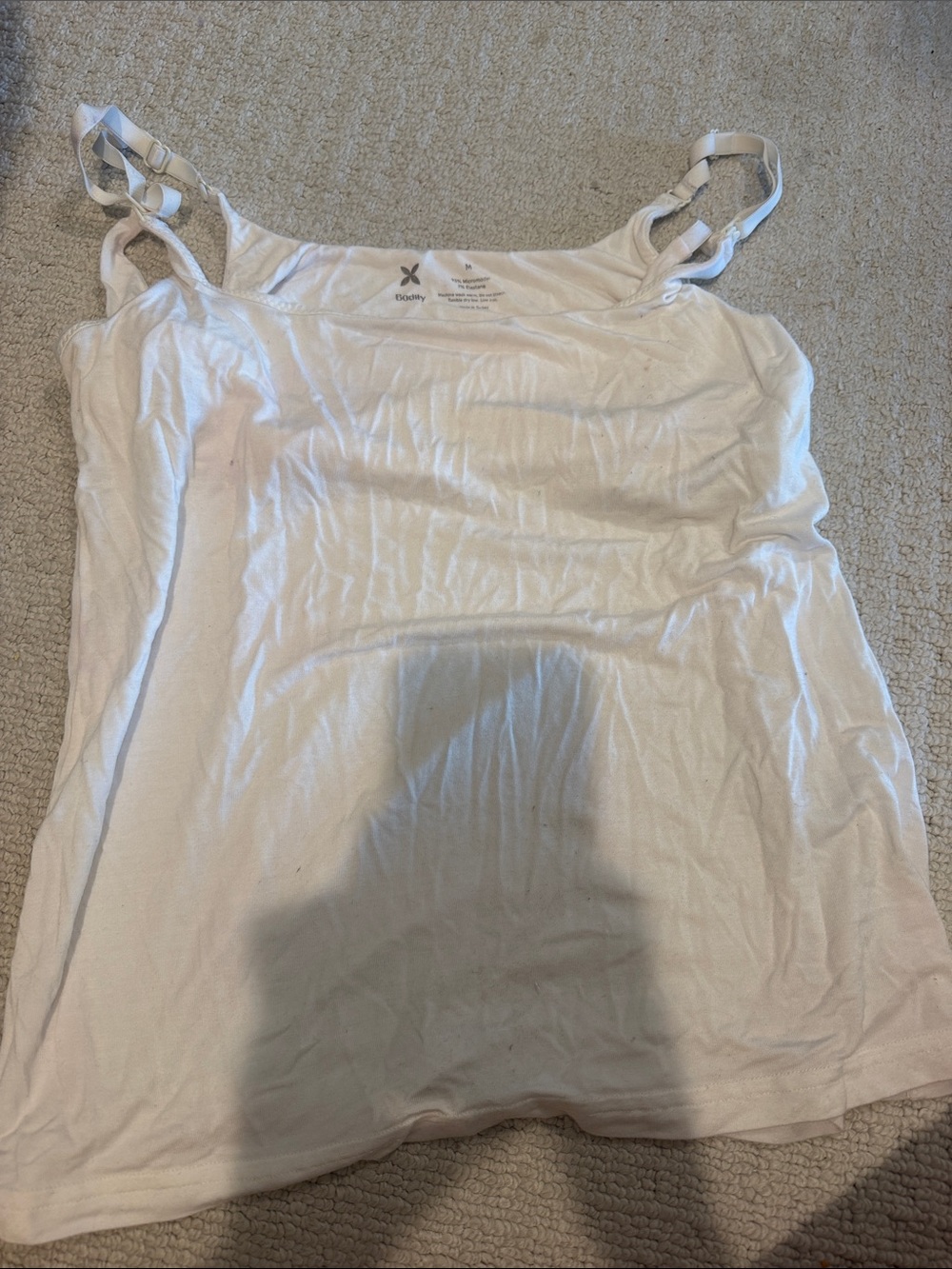 Bodily nursing White Women's Strappy Tank Top - ComfortBlend